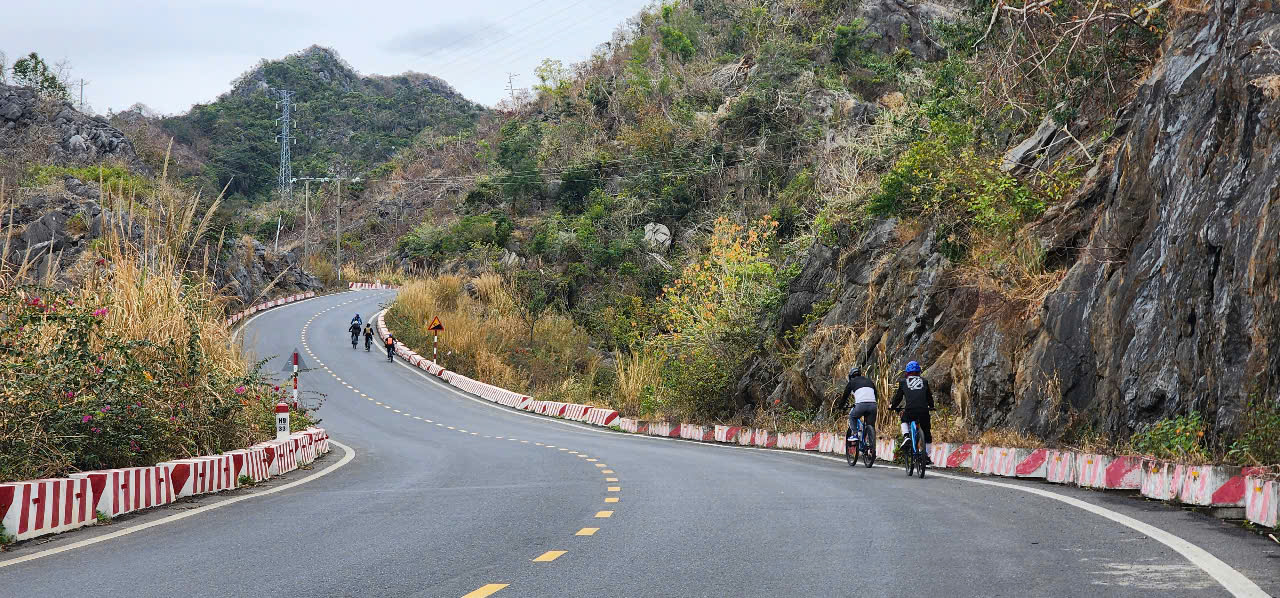 Cycling adventure in peaceful countryside